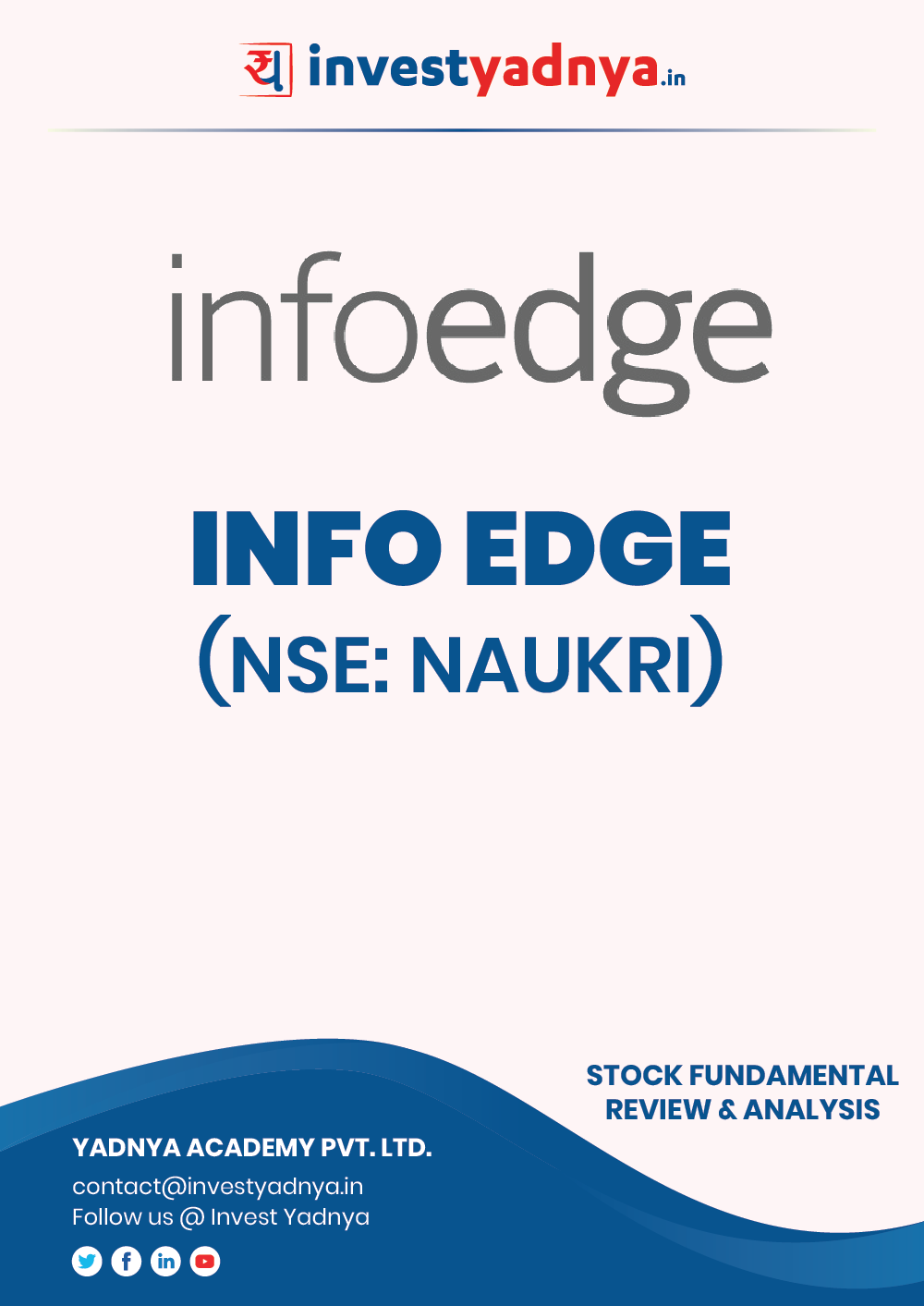 Get the latest in-depth Info Edge Fundamental Analysis from the best books on the Indian stock market. Learn Info Edge Company profile, industry competitors, governance, financials, and valuations. ✔ Indian Stock Market Analysis ✔ Research-Based  ✔ Mutual Fund Report